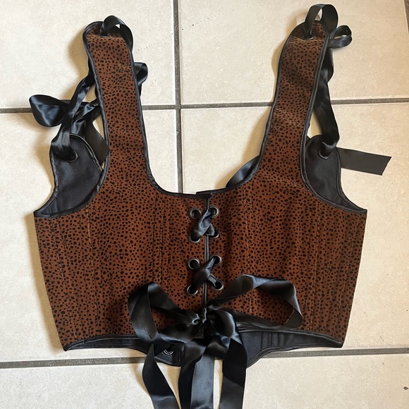 Animal print corset top - Picture 3 of 3